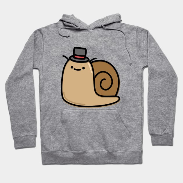 Cute Snail Hoodie by happyfruitsart